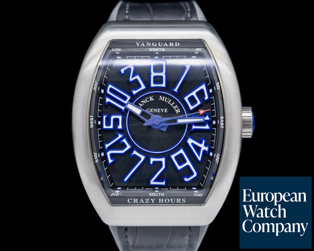 Image of Franck Muller Crazy Hours Vanguard Blue