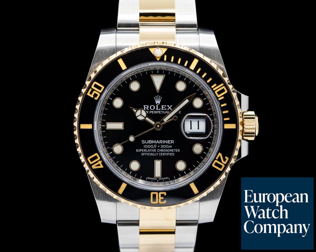 Image of Rolex Submariner 116613LN Ceramic Black Dial 18K / SS