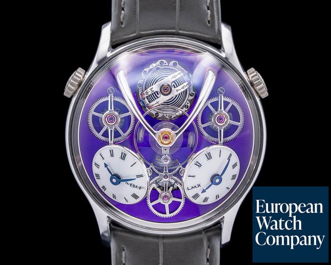 Image of MB&F Legacy Machine LMX Paris Edition White Gold / Purple Sunray