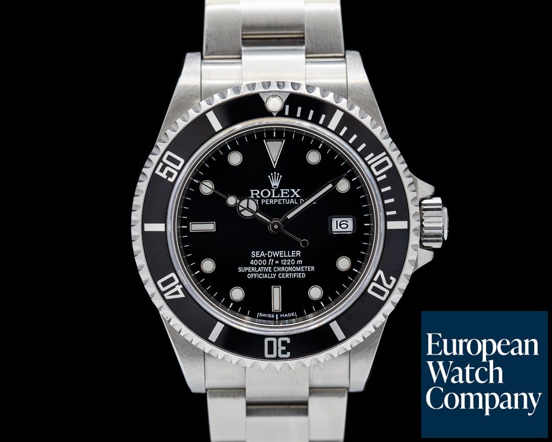 Image of Rolex Sea Dweller 16600 SS Box & Papers 2009 - Final Model Year