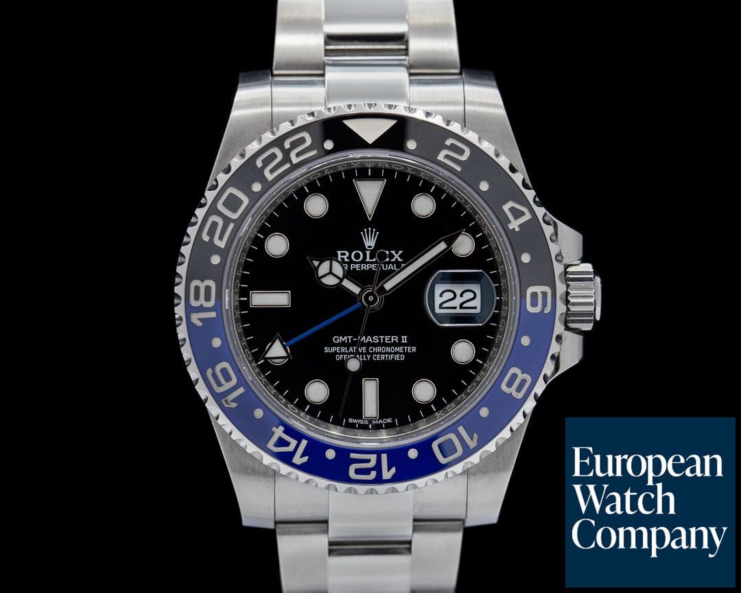 Image of Rolex GMT Master II 116710 Ceramic "Batman" SS