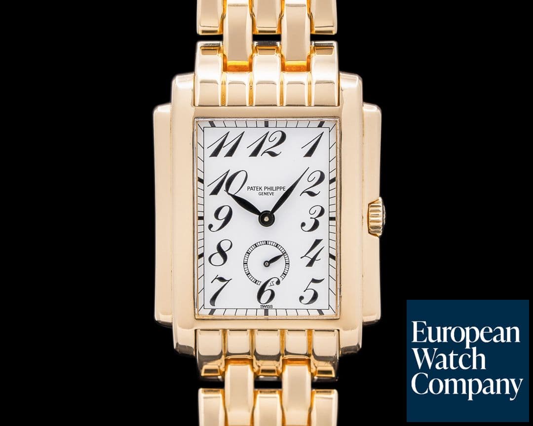 Image of Patek Philippe Gondolo 5024/1J White Dial / 18K YG Bracelet