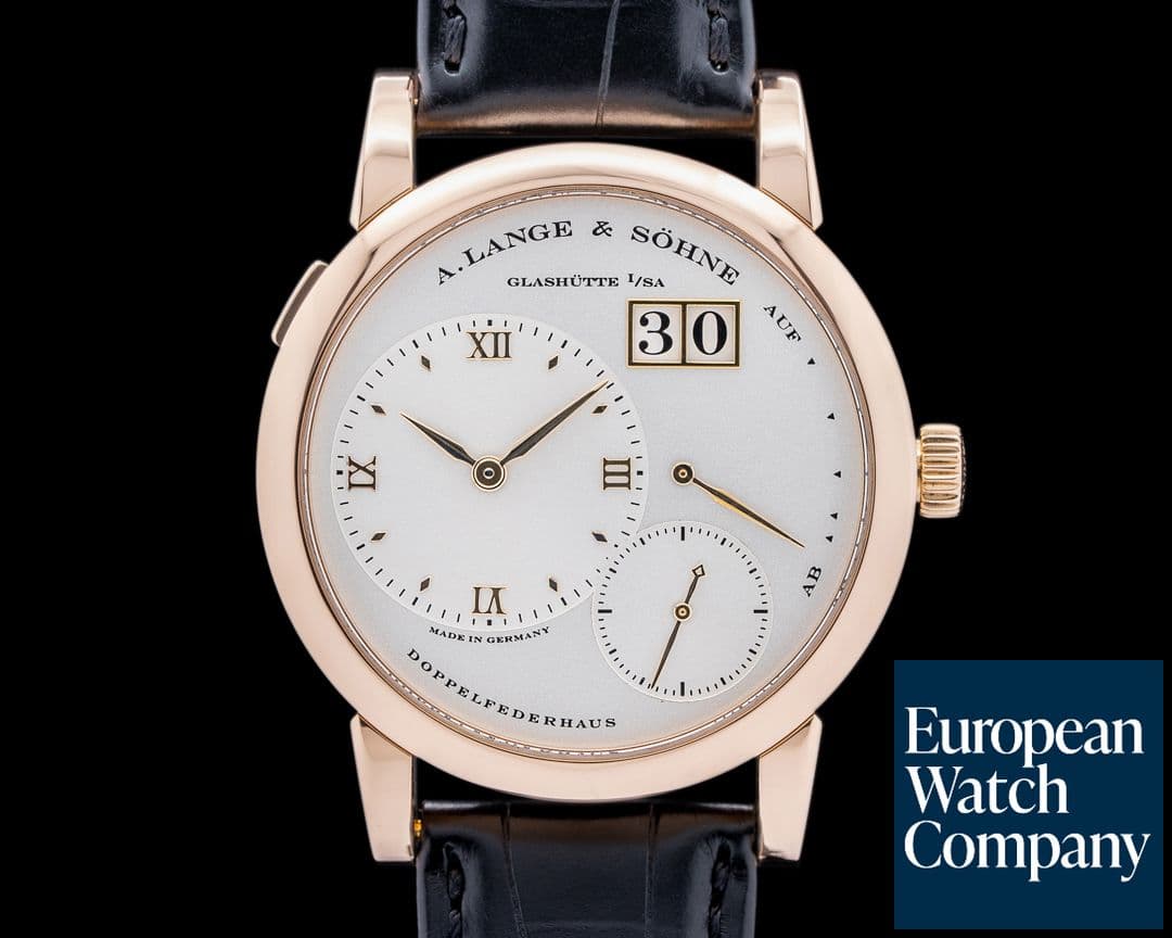 Image of A. Lange and Sohne Lange 1 101.032 18K Rose Gold Silver Dial