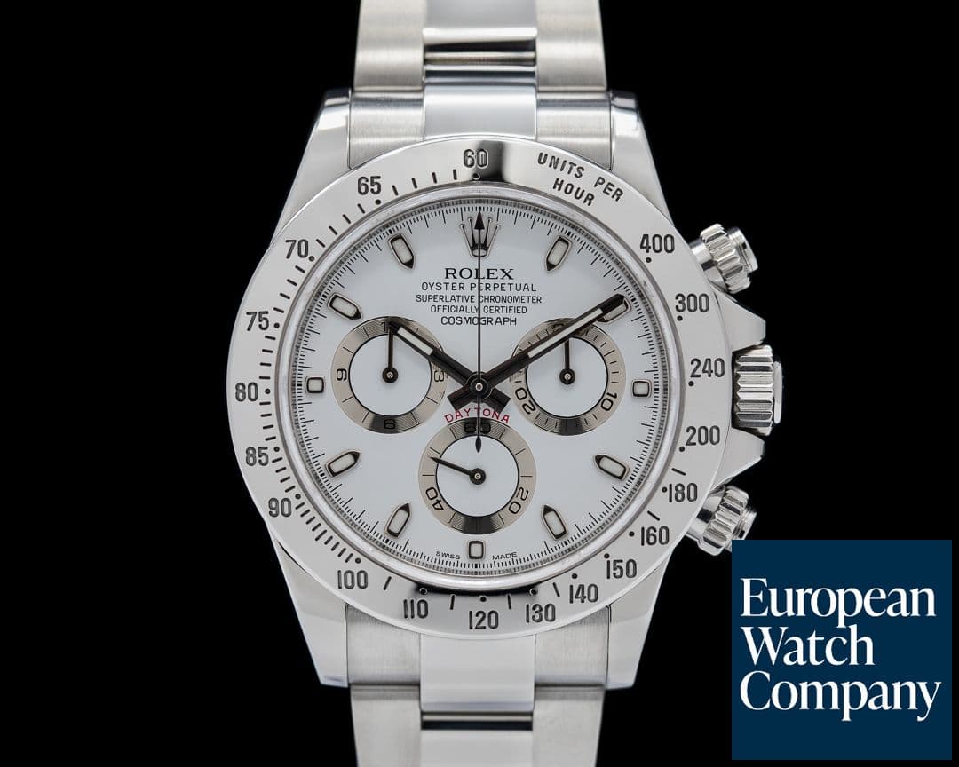 Image of Rolex Daytona 116520 White Dial SS FULL SET