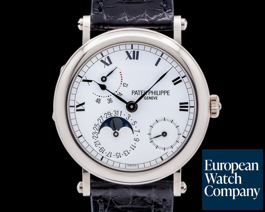 Image of Patek Philippe Power Reserve 5054 Moonphase 18K White Gold