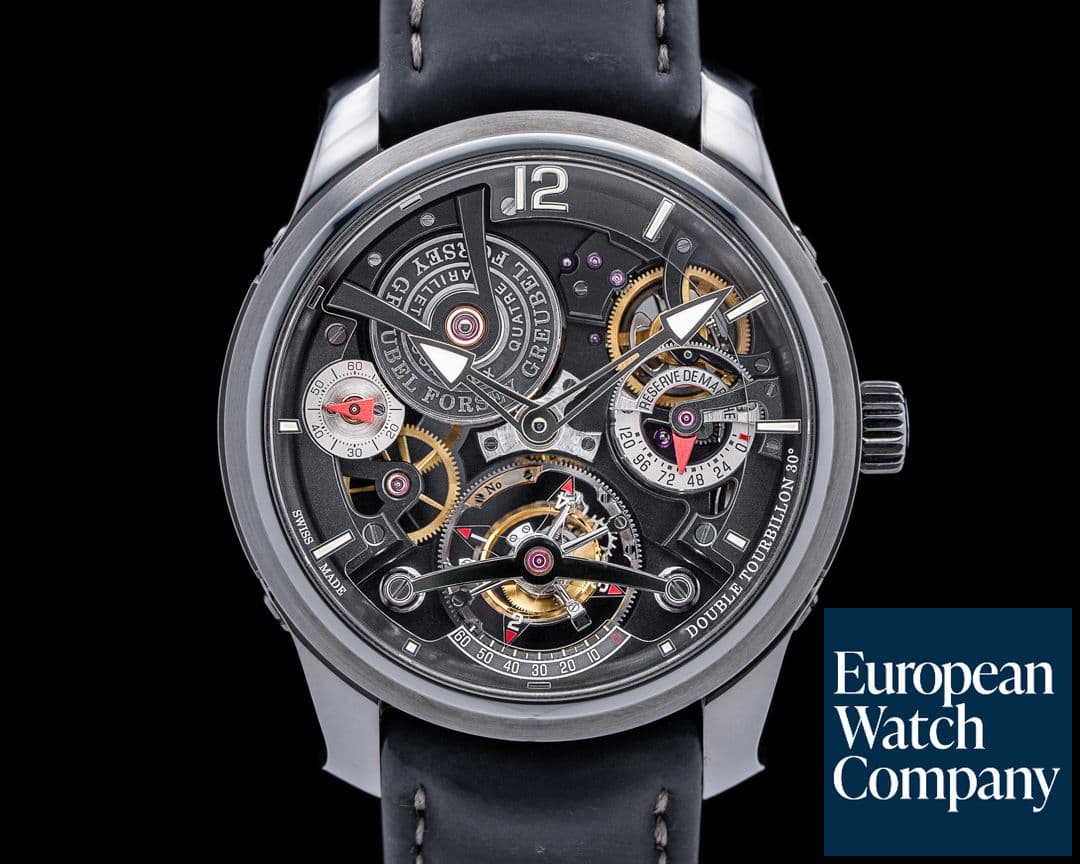 Image of Greubel Forsey Double Tourbillon 30° Technique Titanium Black ADLC