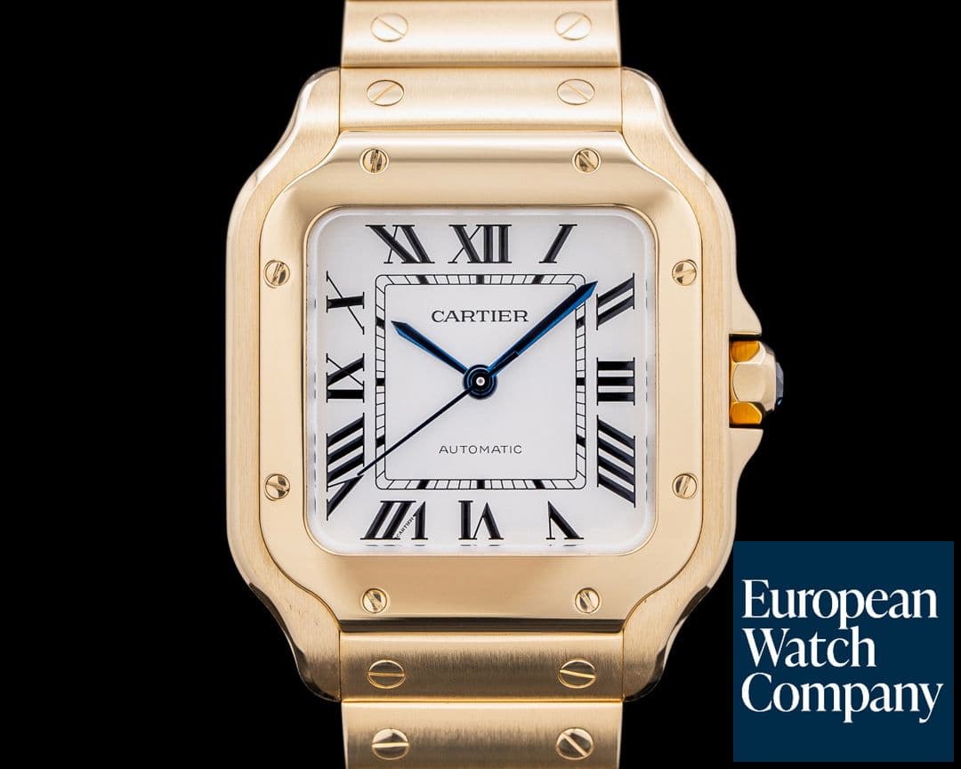 Image of Cartier Santos Medium 18K Yellow Gold Automatic 2024