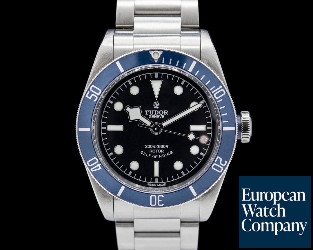 Image of Tudor Tudor Heritage Black Bay SS / SS Blue Bezel ROSE LOGO