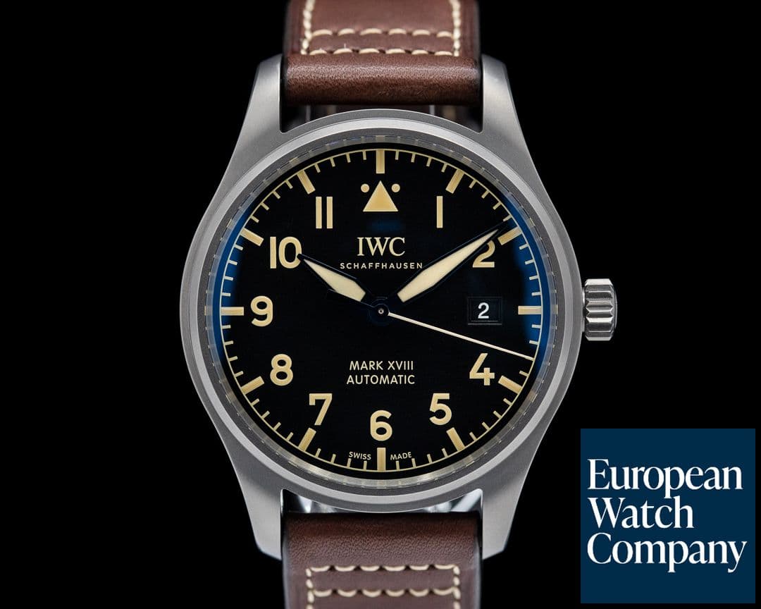 Image of IWC Mark XVIII Pilot's Watch Heritage Titanium