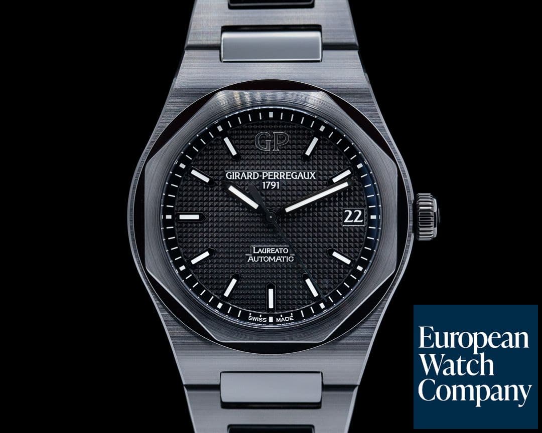 Image of Girard Perregaux Laureato Automatic 42mm Ceramic Black Dial