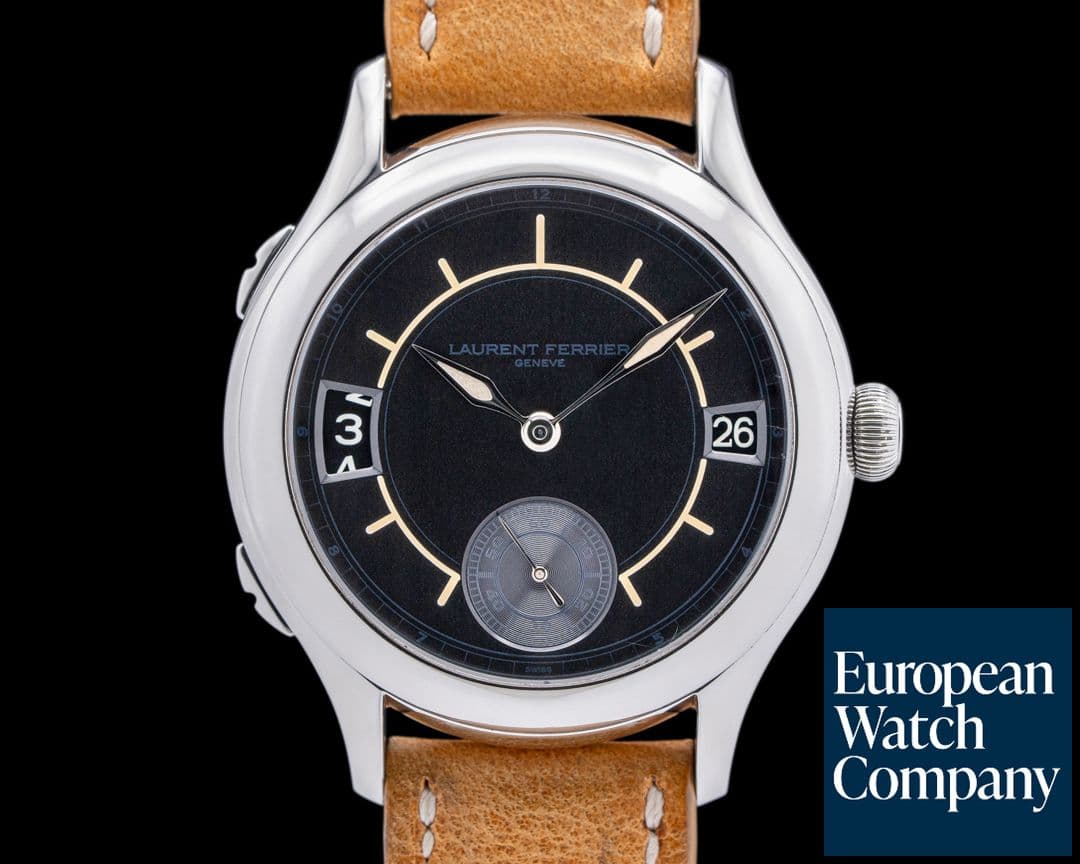 Image of Laurent Ferrier Galet Traveller SS Black Boreal Sector Dial
