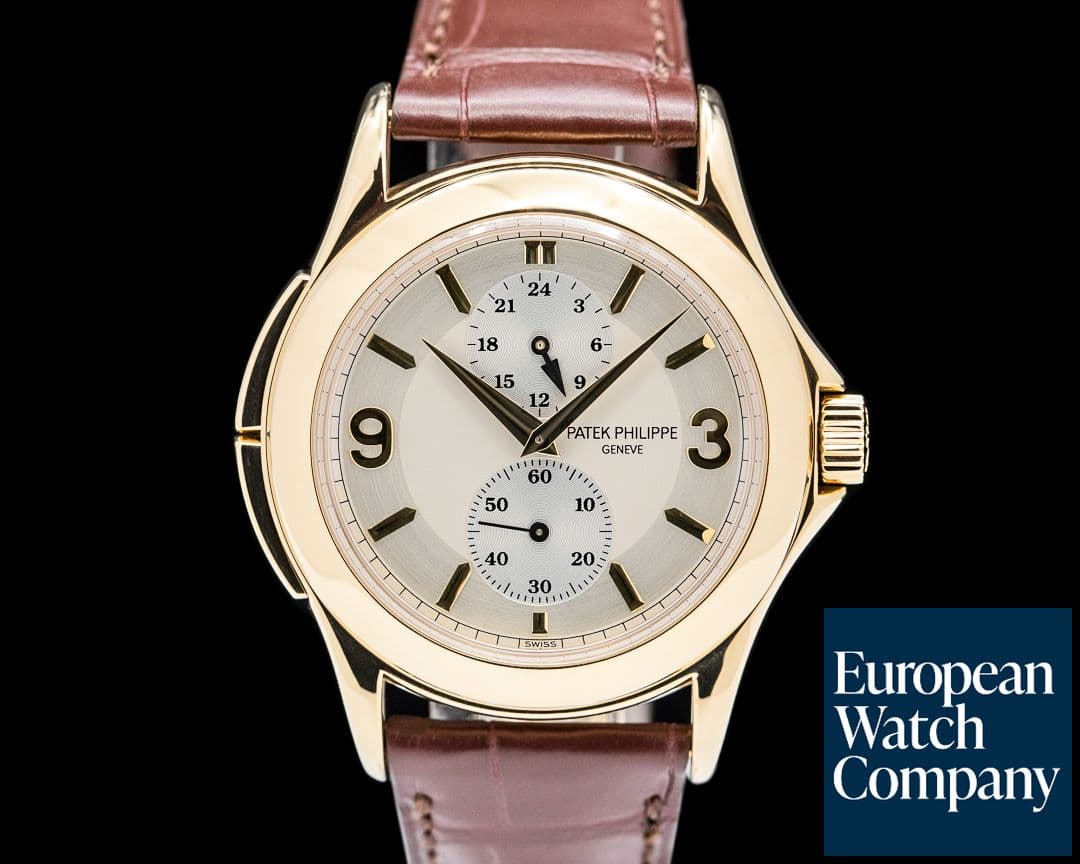 Image of Patek Philippe Travel Time 18K Yellow Gold Manual Wind