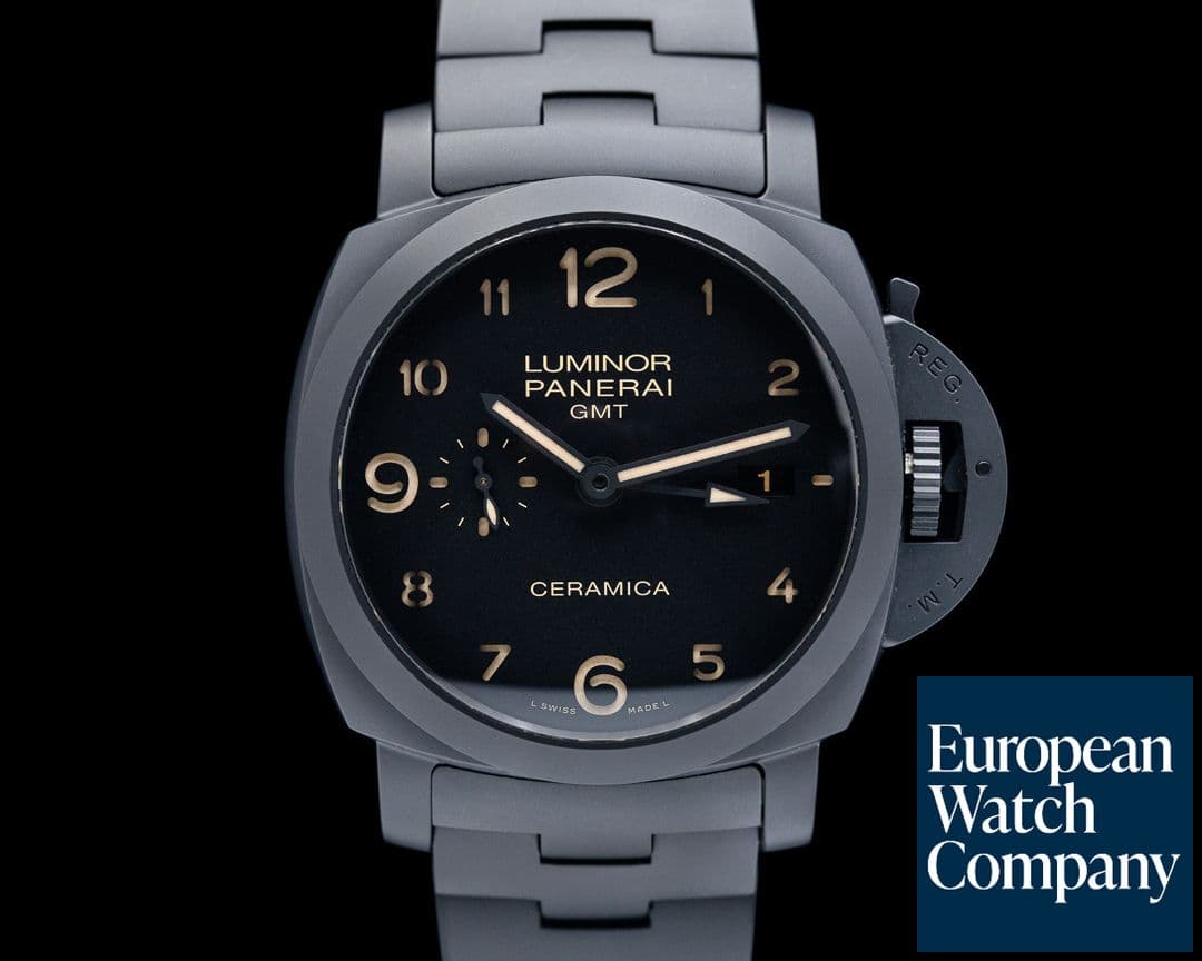 Image of Panerai Luminor 1950 Tuttonero GMT Ceramica