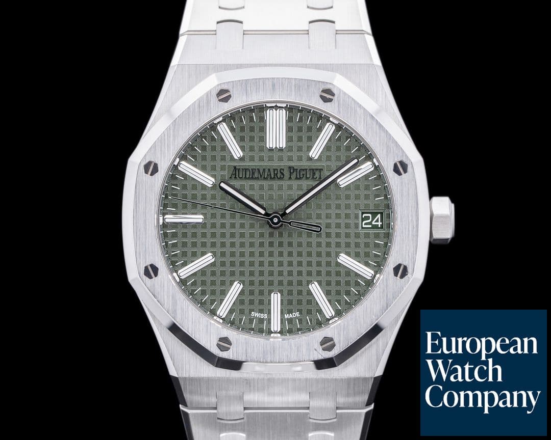 Image of Audemars Piguet Royal Oak Green Dial 15510ST 41MM