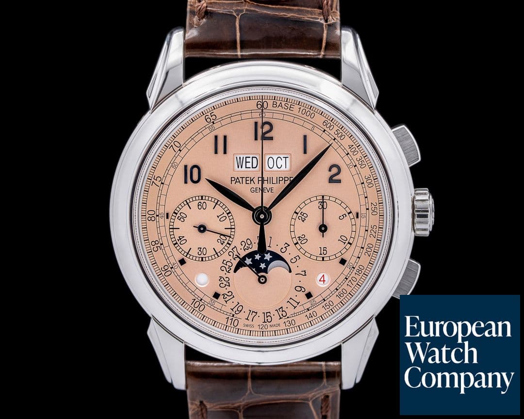 Image of Patek Philippe 5270P Perpetual Calendar Chronograph Platinum Salmon Dial