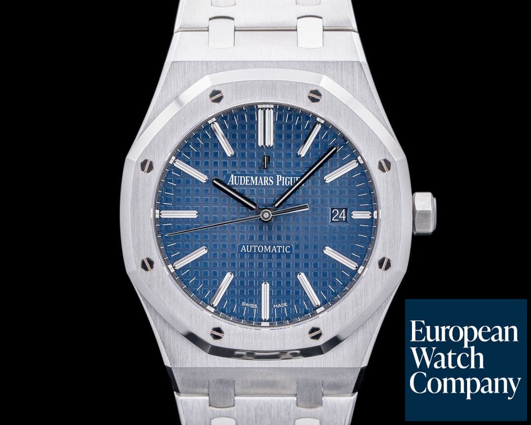 Image of Audemars Piguet Royal Oak 15400ST Blue Dial SS