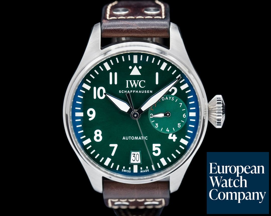 Image of IWC Big Pilot SS IW501015 46MM Green Dial