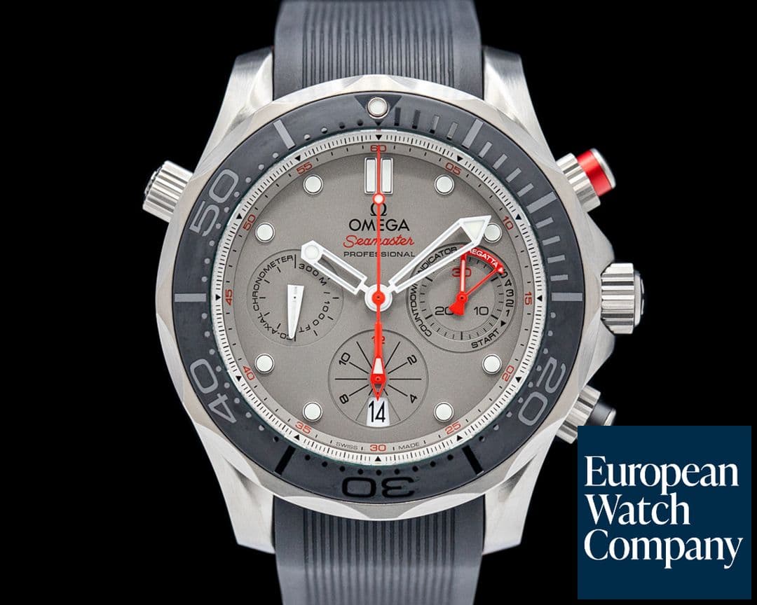Image of Omega Seamaster Diver 300M Regatta Chronograph Titanium ETNZ