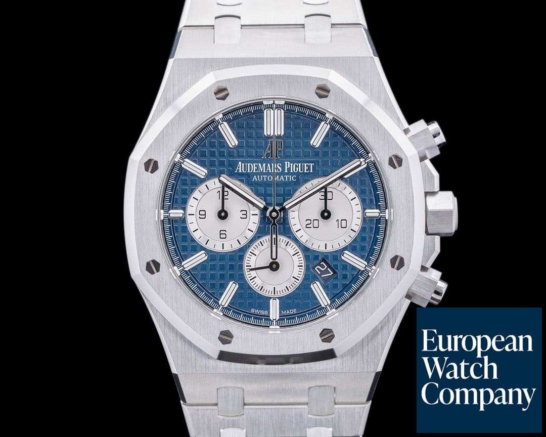 Image of Audemars Piguet Royal Oak Chronograph Blue Dial SS 41MM