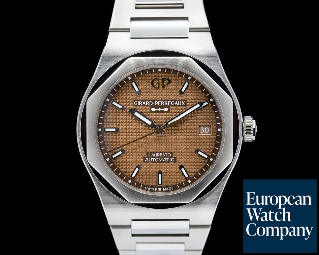 Image of Girard Perregaux Laureato SS / SS 38mm Copper Dial 2024