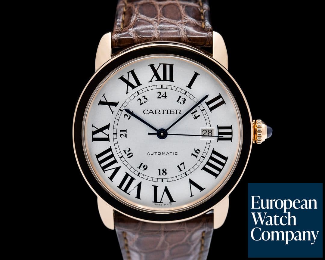 Image of Cartier Ronde Solo de Cartier XL 18K Rose Gold Automatic
