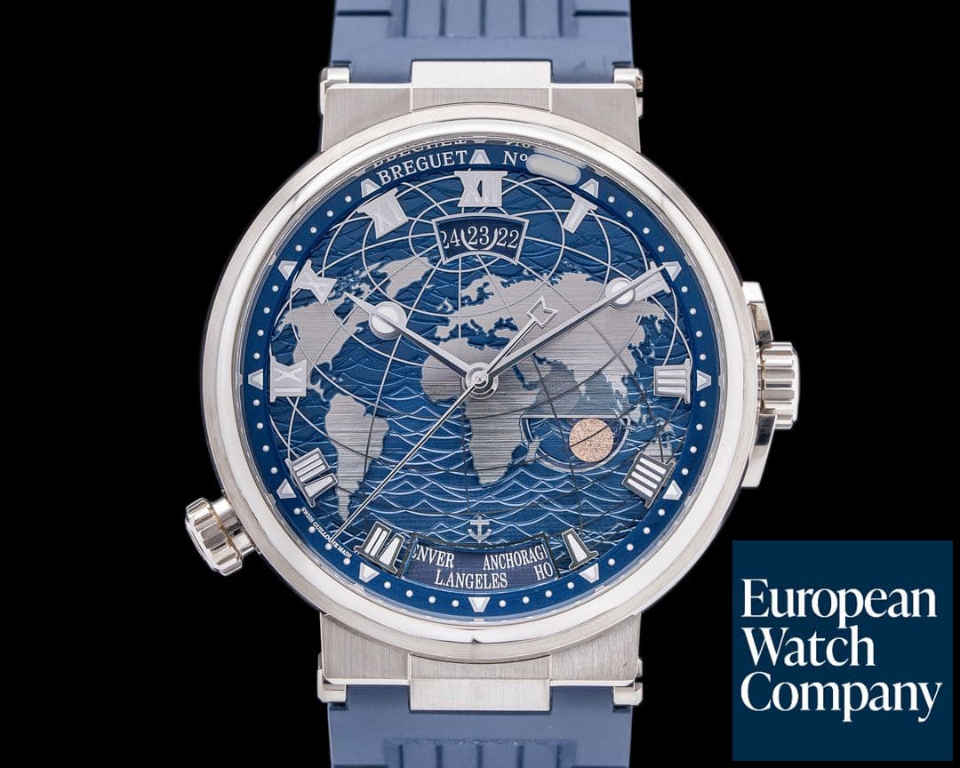 Image of Breguet Marine Hora Mundi 18K White Gold