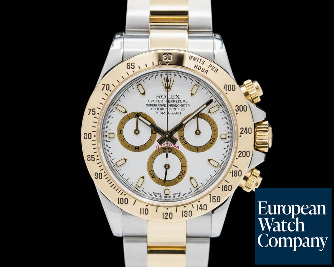 Image of Rolex Daytona White Dial 18K Yellow Gold / SS