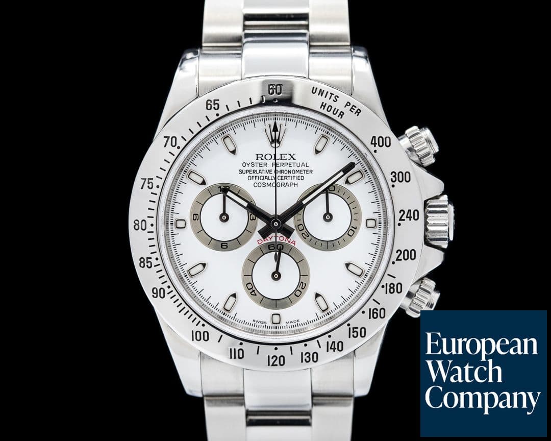 Image of Rolex Daytona 116520 White Dial SS
