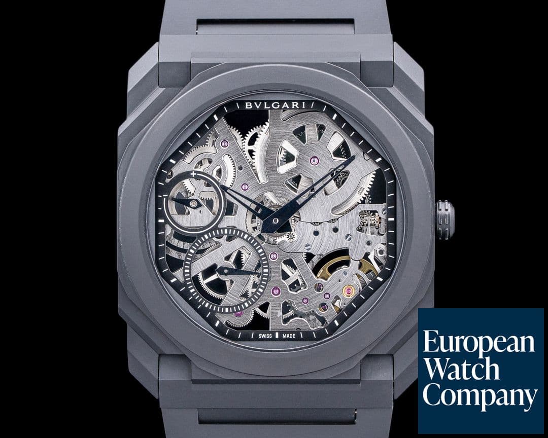Image of Bulgari Octo Finissimo Skeleton Black Ceramic