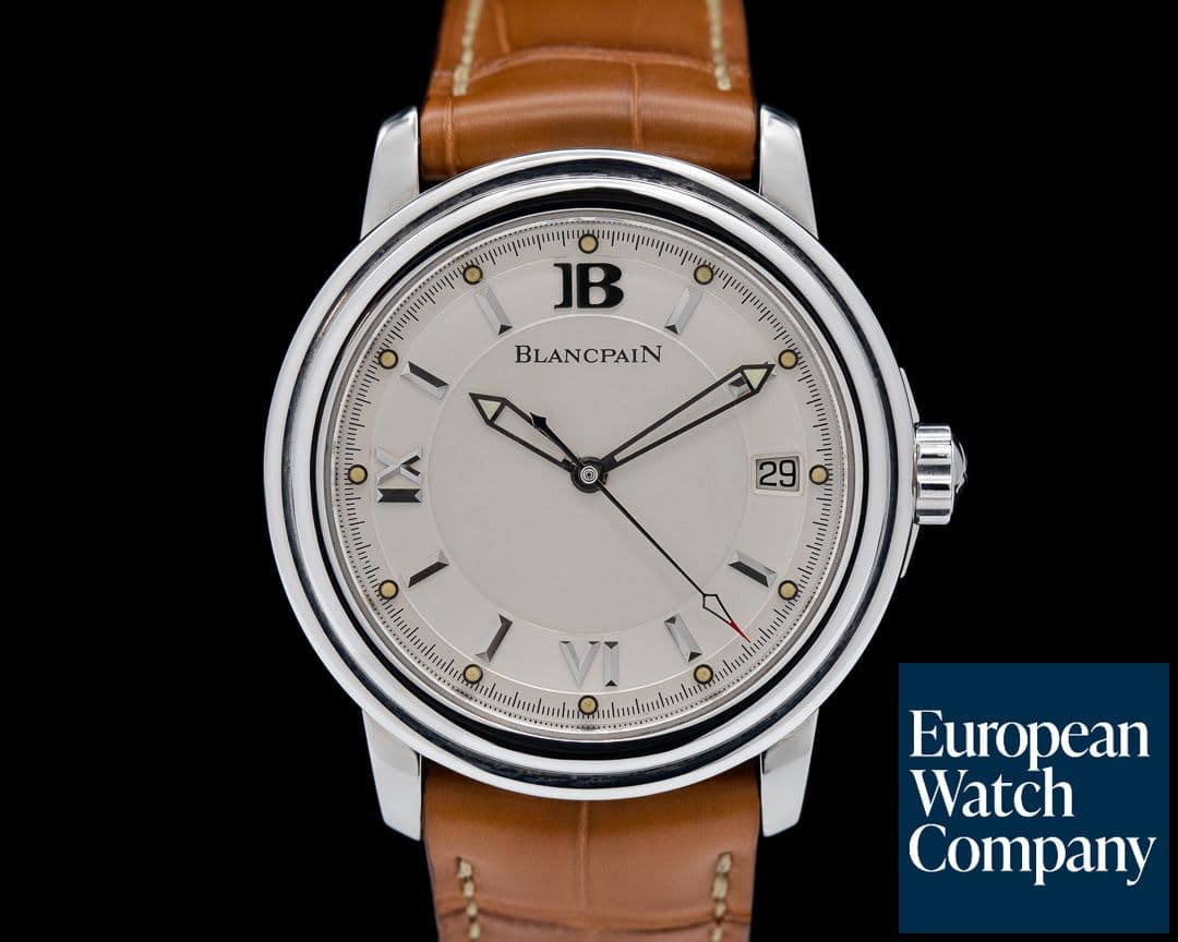 Image of Blancpain Leman SS Automatic White Gold Dial