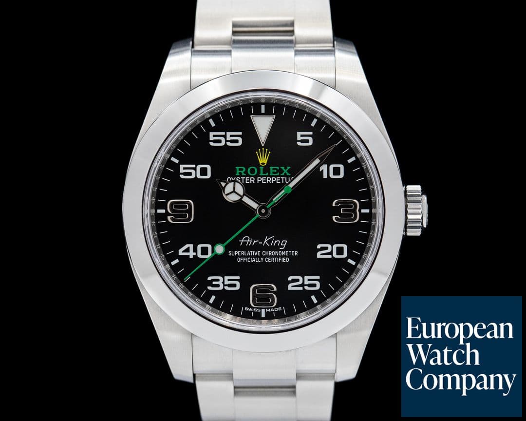 Image of Rolex Air King 116900 Black Dial SS