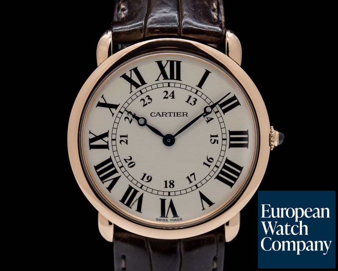 Image of Cartier Ronde Louis Manual Wind 18K Rose Gold