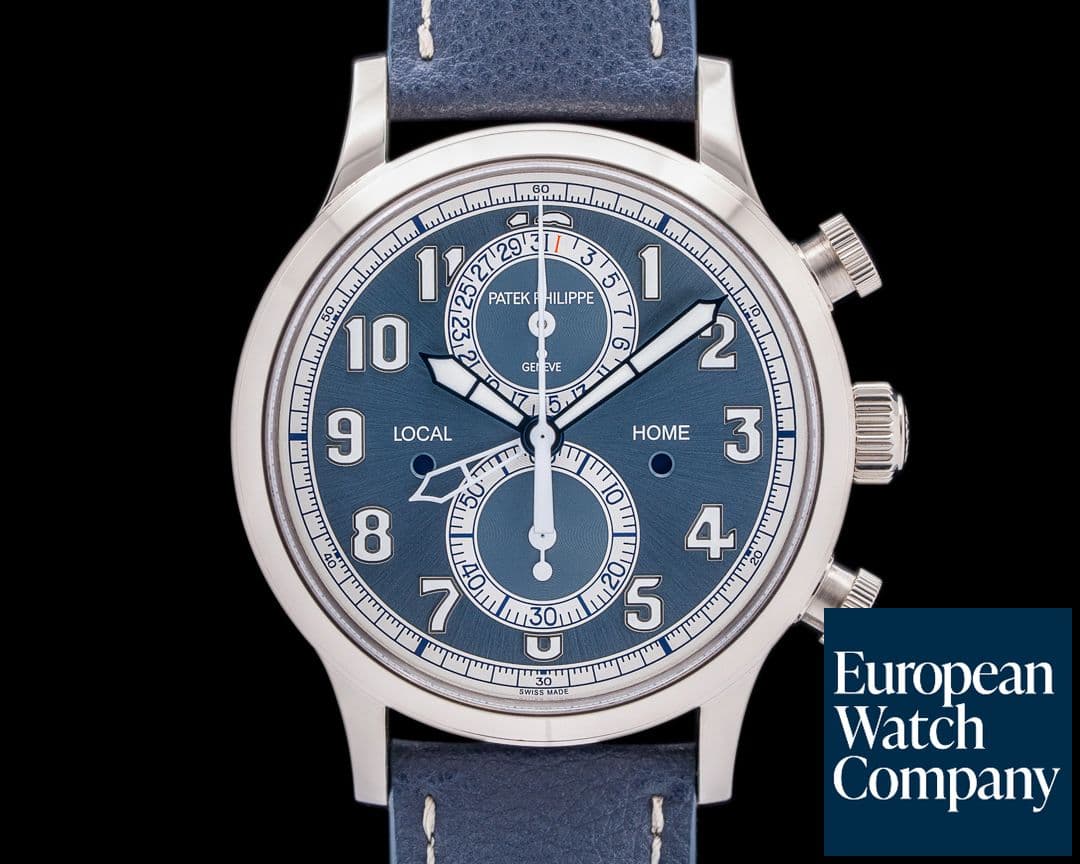 Image of Patek Philippe Calatrava 5924G Pilot Travel Time Chronograph 18k 2023