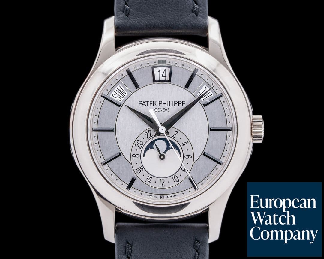 Image of Patek Philippe Annual Calendar Rhodium Dial 18K White Gold