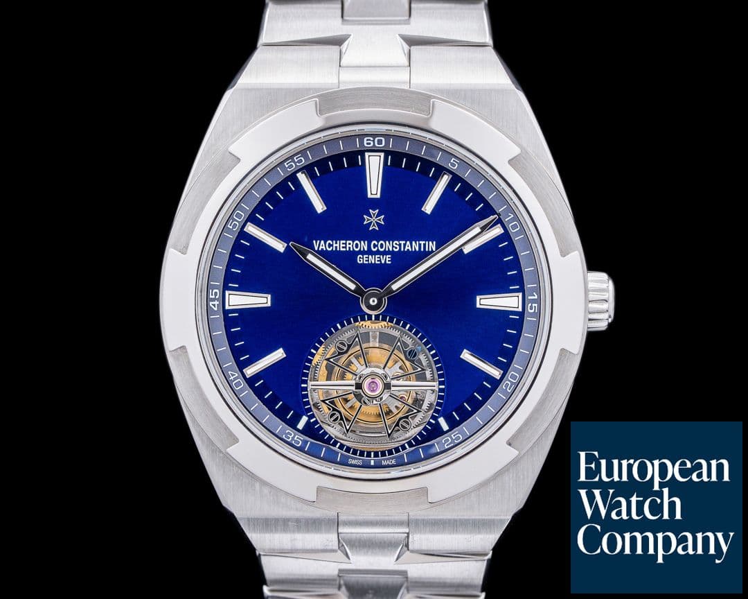 Image of Vacheron Constantin Overseas 6000V/110A Tourbillon SS Blue Dial