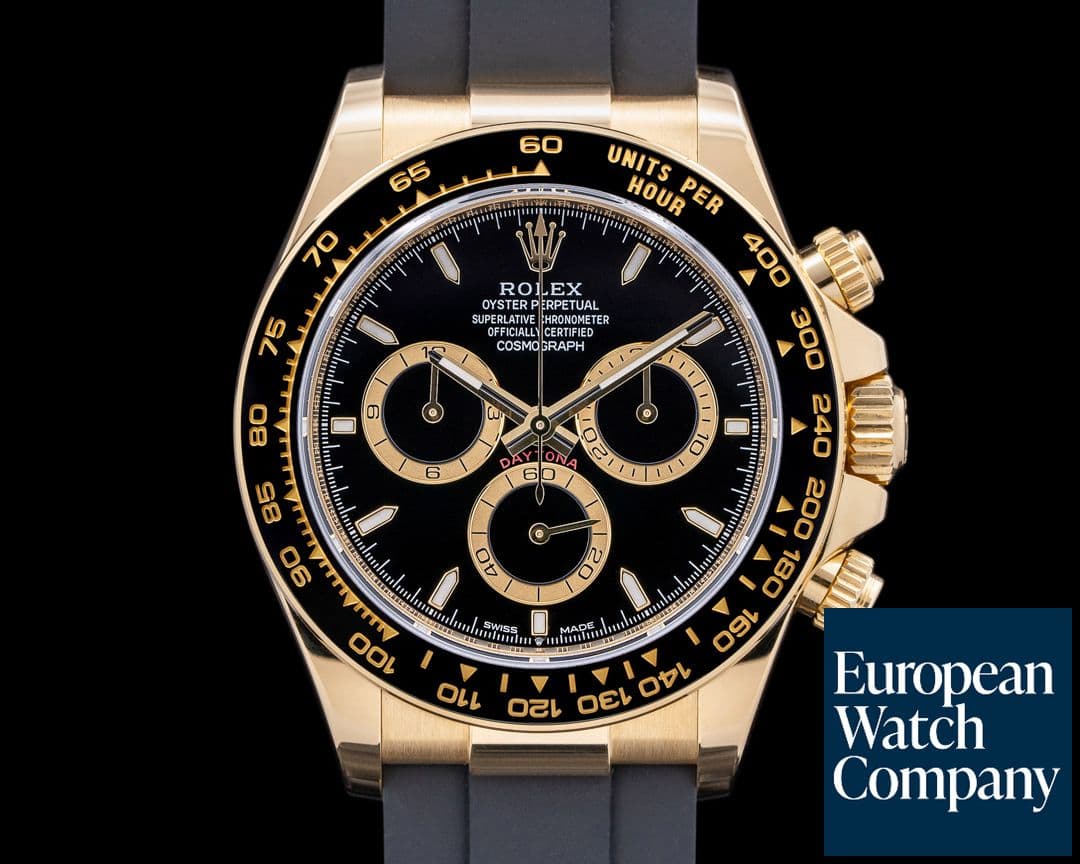 Image of Rolex Daytona Oysterflex 126518LN Black Dial 18K Yellow Gold 2024