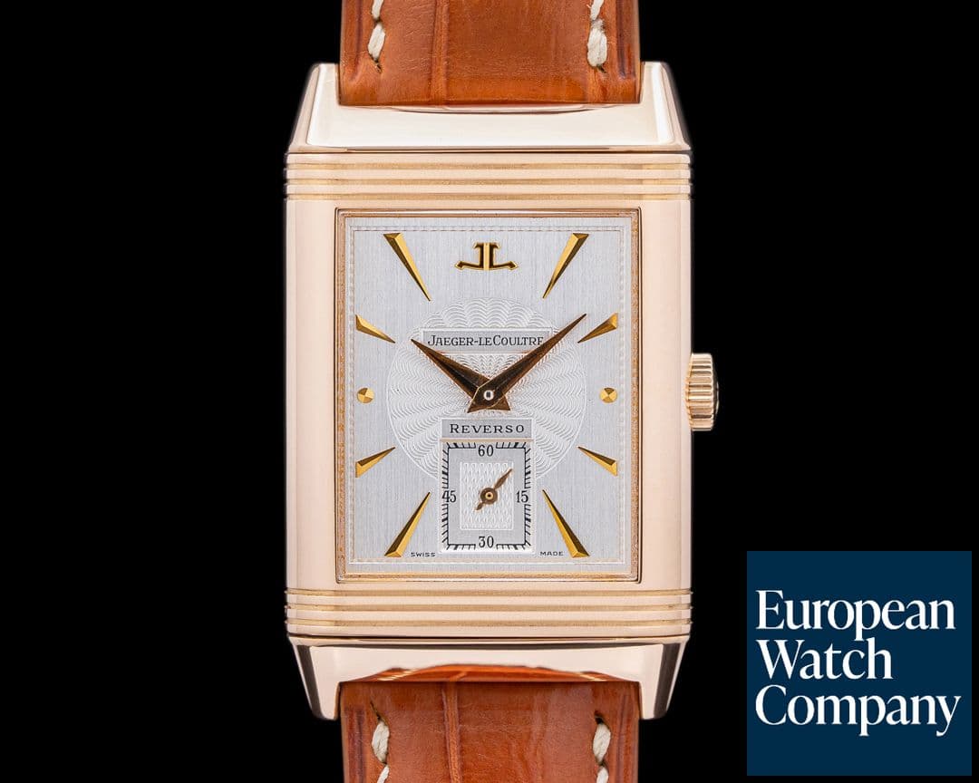 Image of Jaeger LeCoultre Reverso Art Deco 18K Rose Gold / Deployant Buckle