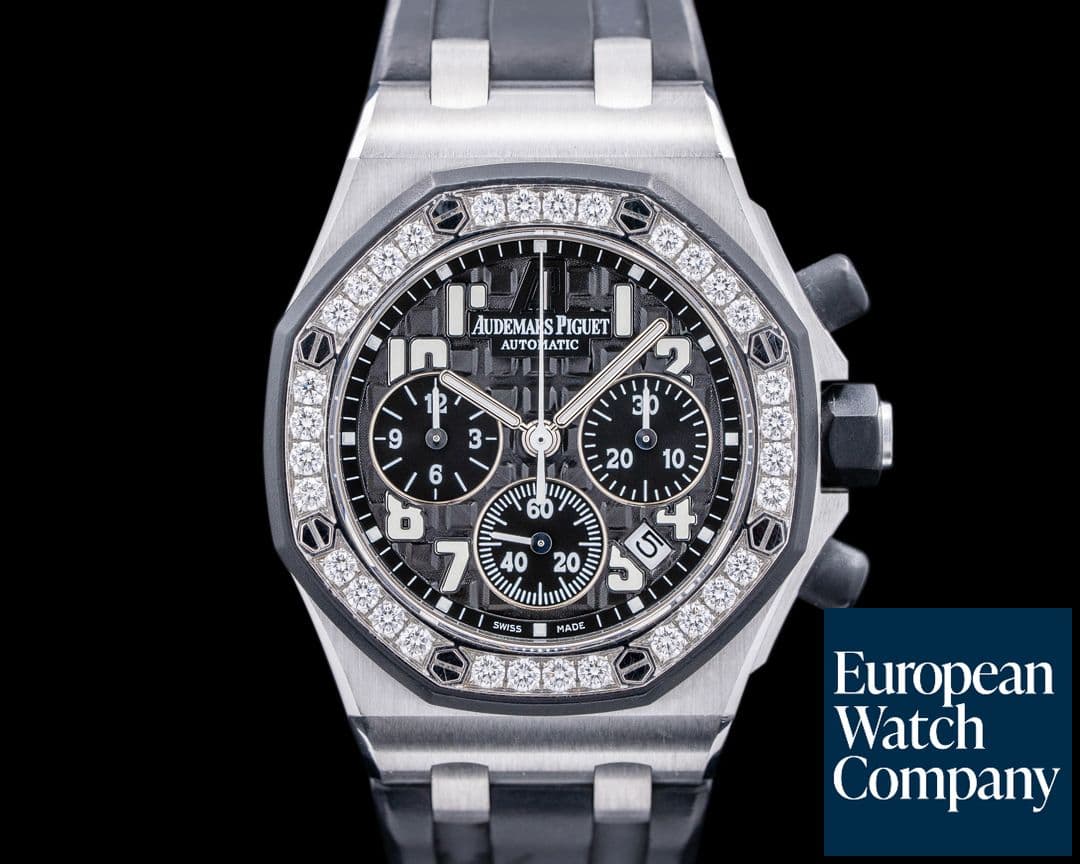Image of Audemars Piguet Royal Oak Offshore Chronograph Diamond Bezel