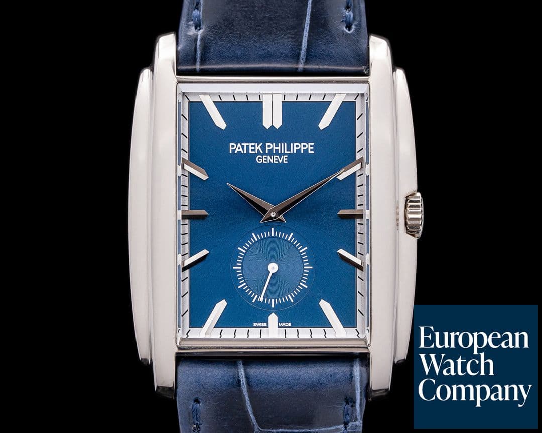 Image of Patek Philippe Gondolo 18K 5124G-011 White Gold Blue Dial Manual Wind