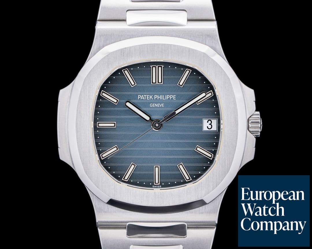 Image of Patek Philippe Jumbo Nautilus 5711/1A Blue Dial SS