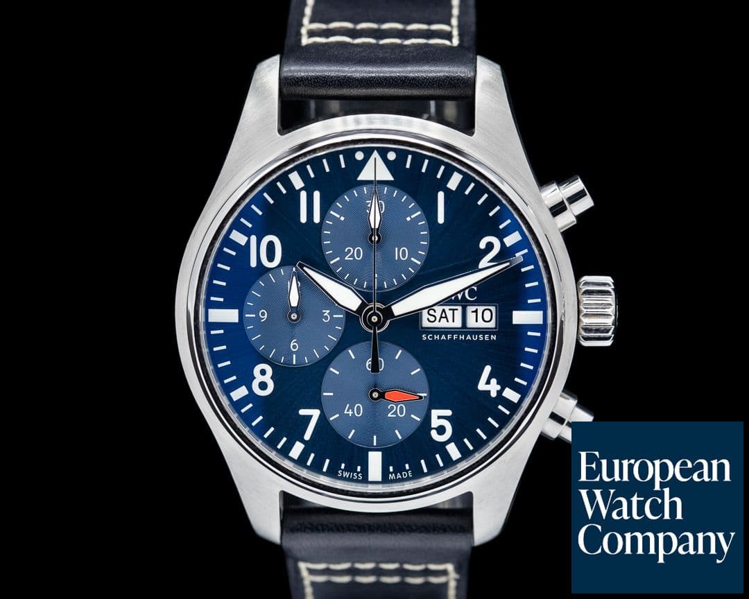 Image of IWC Pilots Watch Chronograph 41mm SS Blue Dial