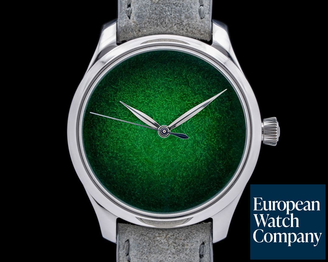 Image of H. Moser and Cie. Endeavour Centre Seconds Concept "Lime" Green Dial