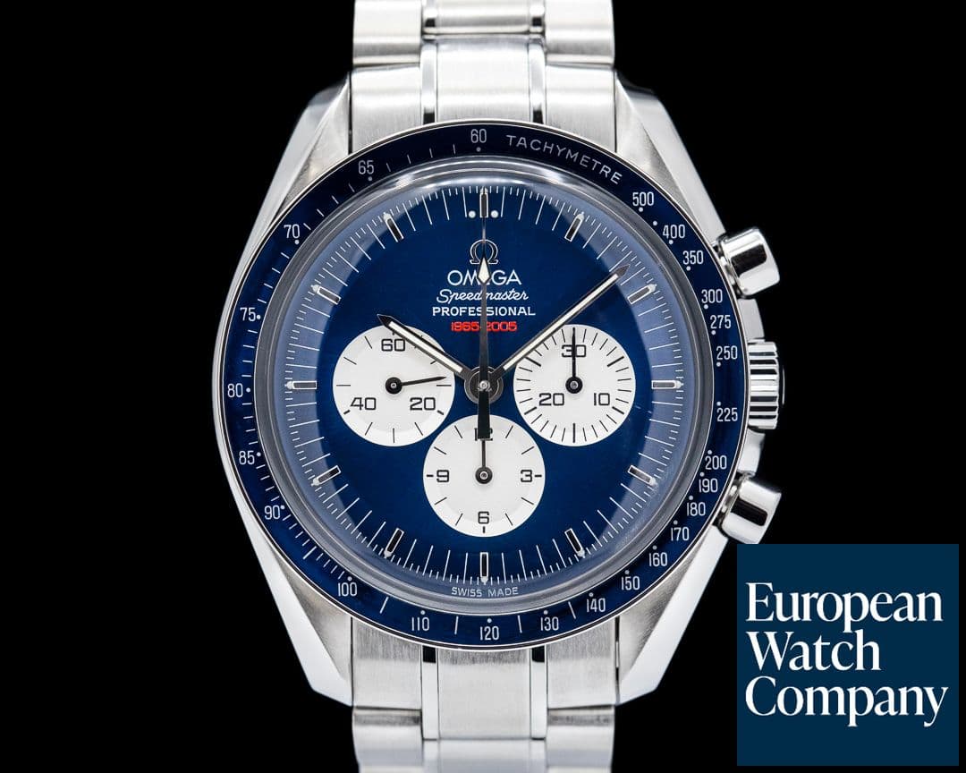 Image of Omega Speedmaster Professional "Gemini 4" RARE SS Blue Dial