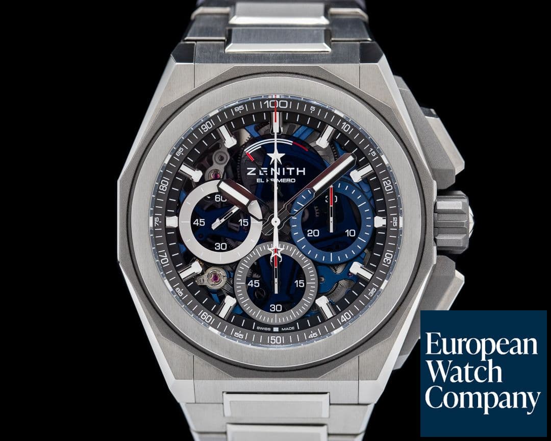 Image of Zenith Defy Extreme Chronograph Titanium / Blue 45MM