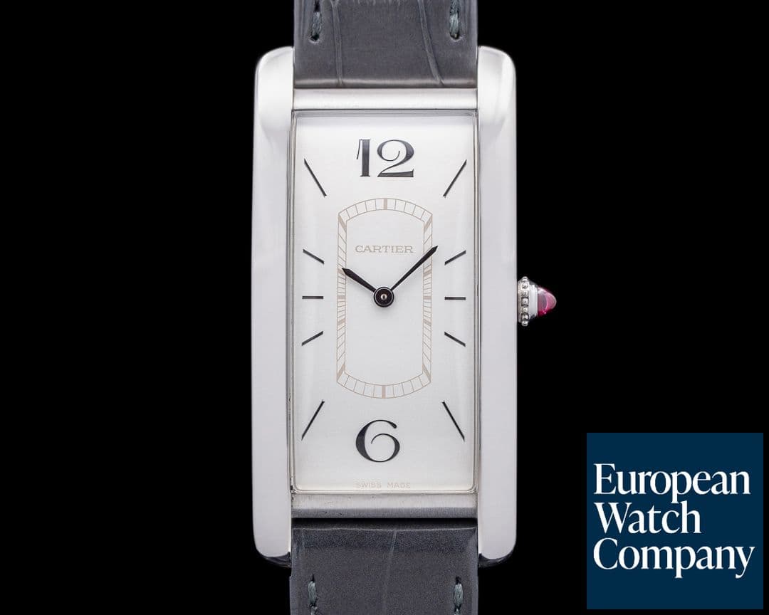 Image of Cartier Tank Cintree WGTA0027 Platinum LIMITED