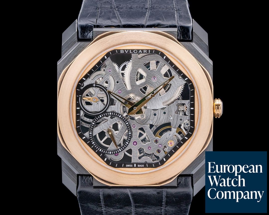 Image of Bulgari Octo Finissimo Skeleton DLC / 18K Rose Gold