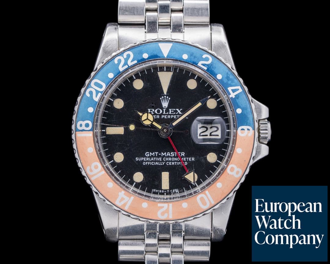 Image of Rolex Vintage GMT Master "Pepsi Bezel" SS Jubilee Circa 1978