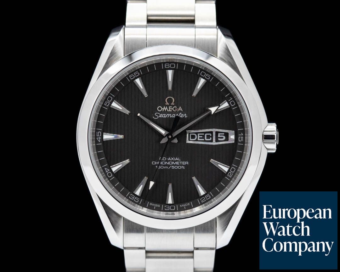 Image of Omega Aqua Terra Annual Calendar Co-Axial SS
