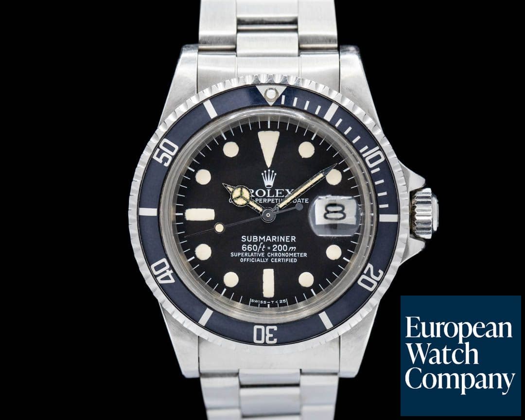 Image of Rolex Submariner 1680 Matte Dial SS Circa 1979
