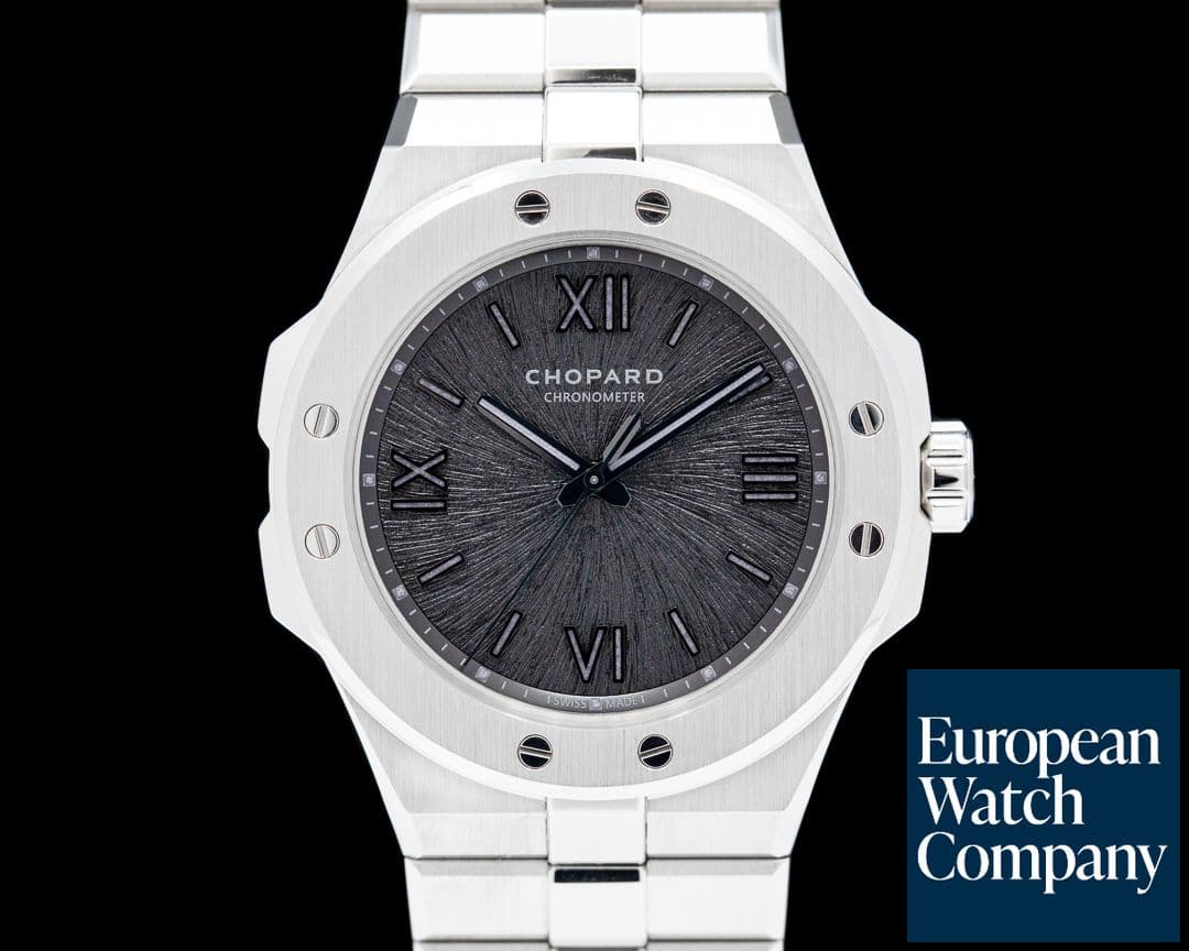 Image of Chopard Alpine Eagle Black Dial 41mm SS Shikkoku Japan LIMITED